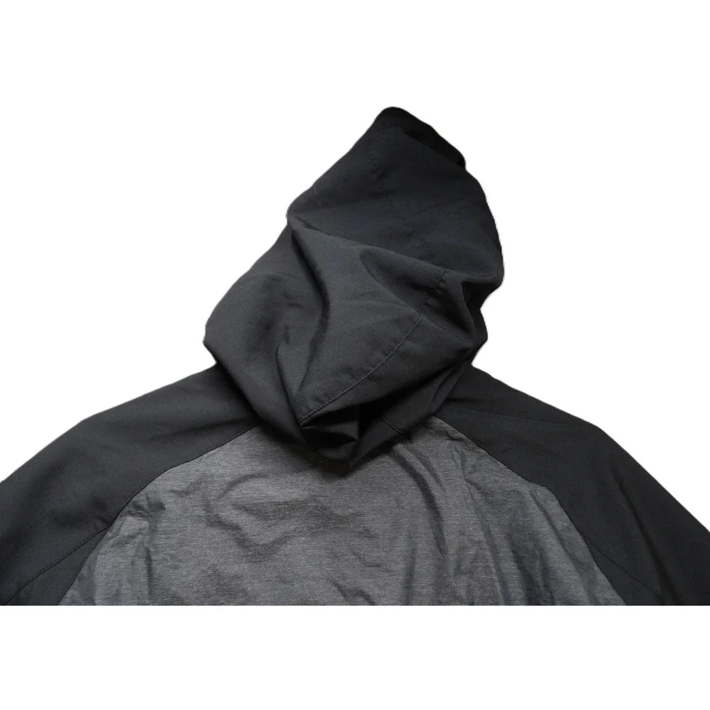 Adidas Houston Rockets Full Zip Hooded Jacket Men L Gray Black Basketball Sports
